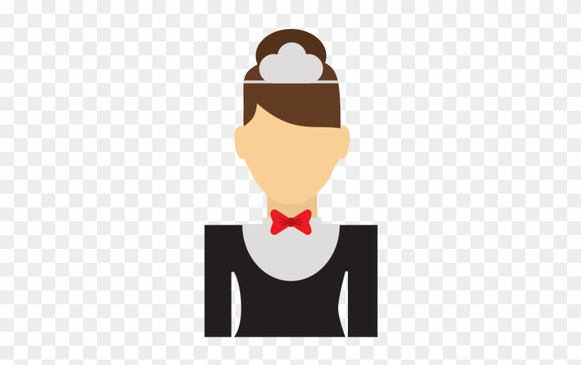 Hotel Waiter Icon - Vector Graphics #1375988