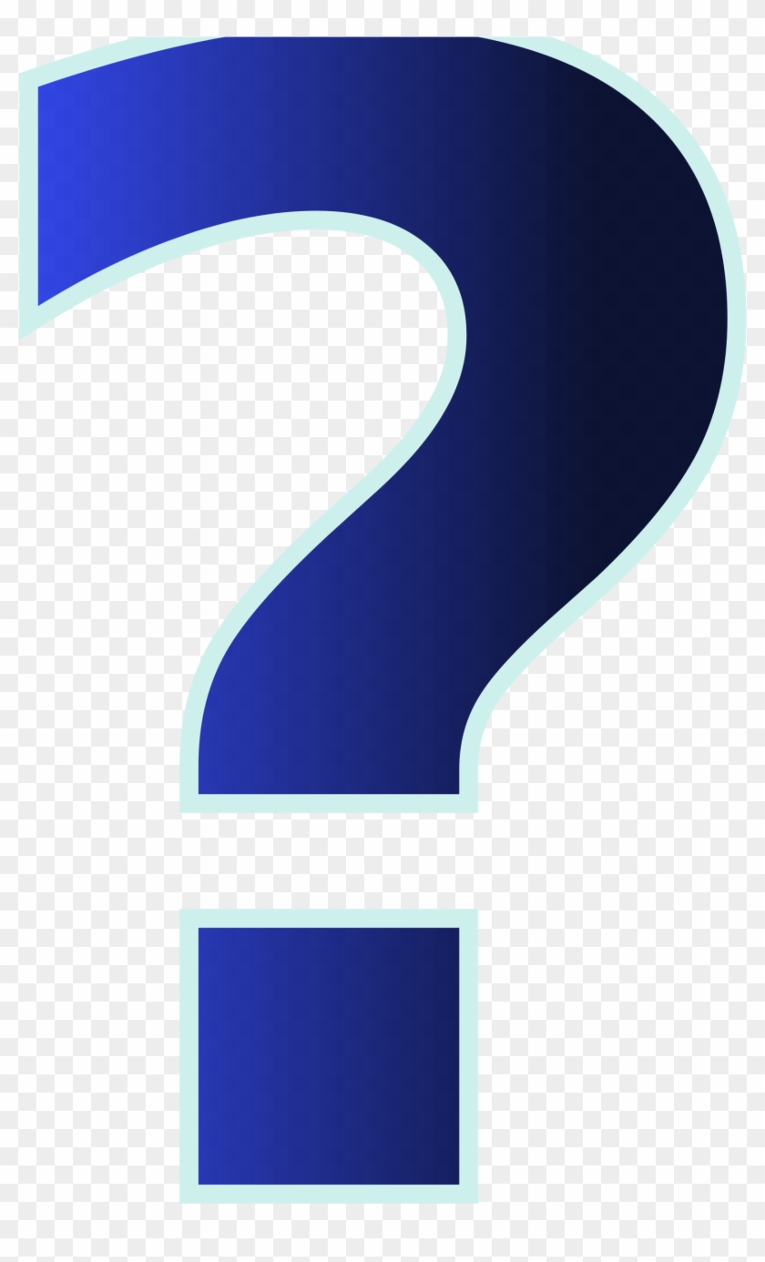 Animated Question Clip Art - Big Blue Question Mark #1376133