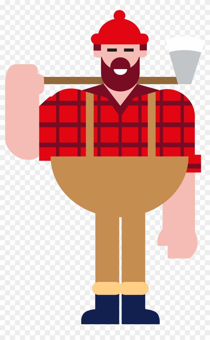 Big Image - Lumberjack Clipart #1376191