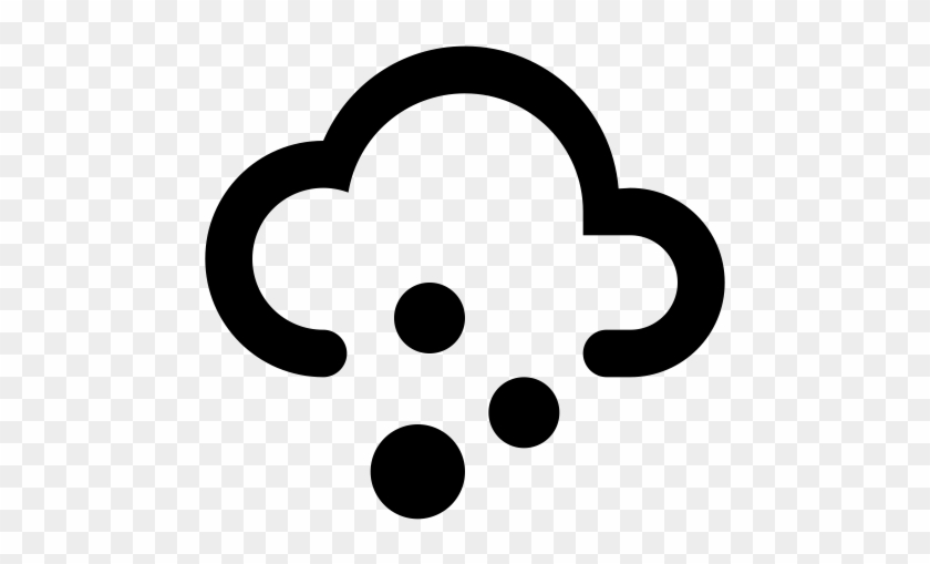 Hail Weather, Hail, Storm Icon - Storm Icon Png #1376200