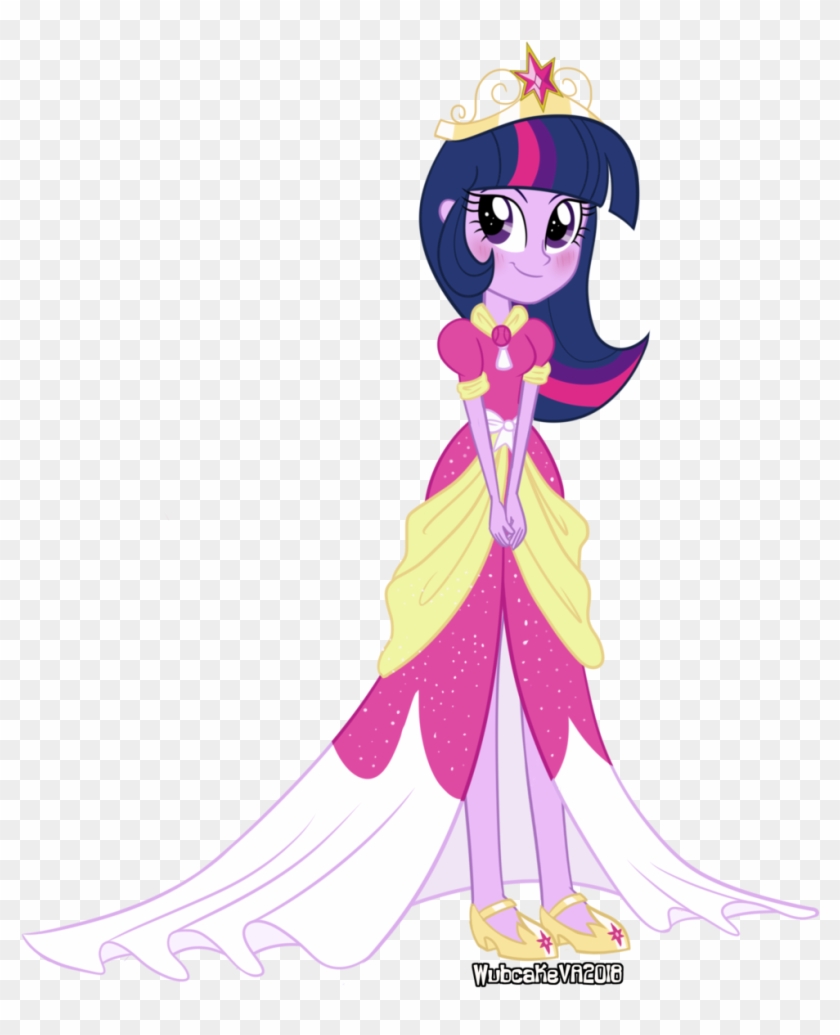 Wubcakeva, Big Crown Thingy, Blushing, Clothes, Coronation - Mlp Eg Twilight Coronation Dress #1376248