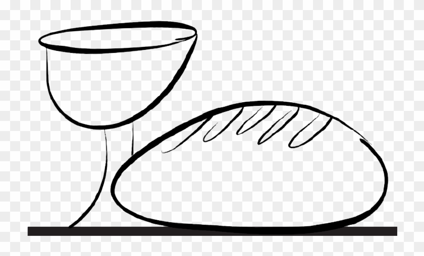 Bread And Cup Png - Line Art #1376291