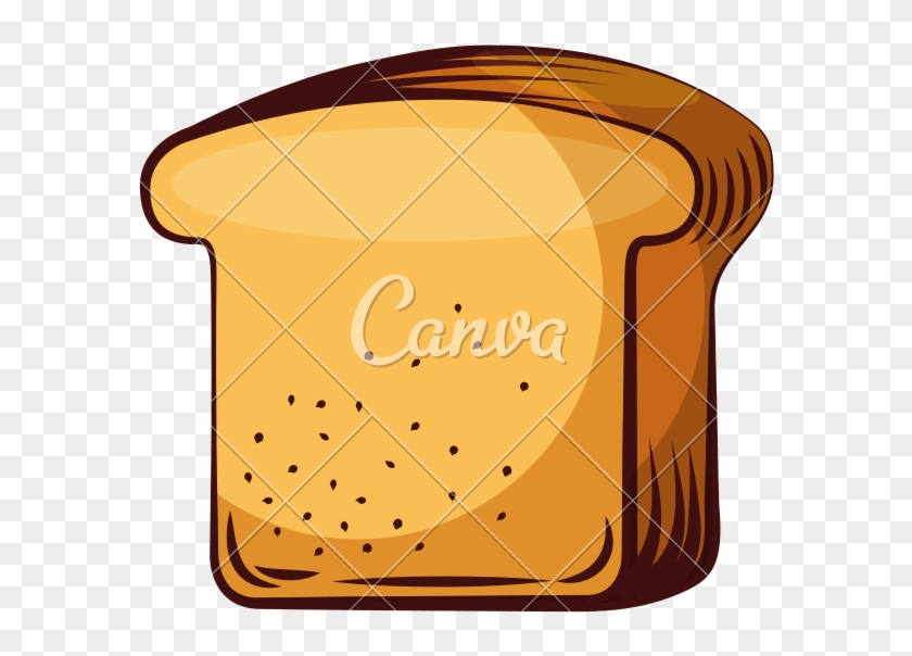 Delicious Slice Bread - Vector Graphics #1376296