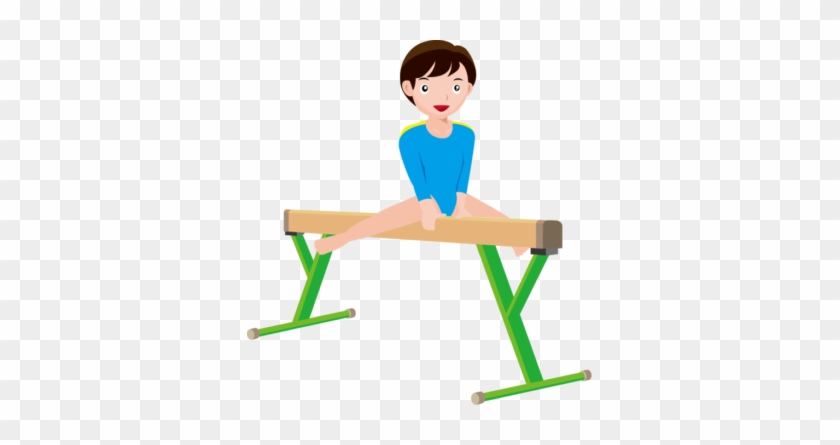 Gymnast Clipart Gymnastics Cartwheel - Do Gymnastics Png Clipart #1376386