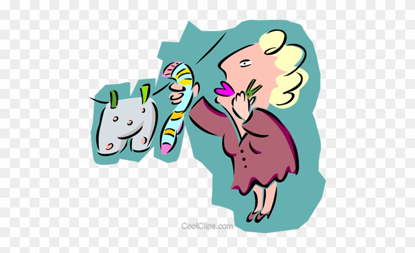 Woman Hanging The Laundry - Chaussettes De L Archiduchesse Sont Elles Sèches Archi #1376392