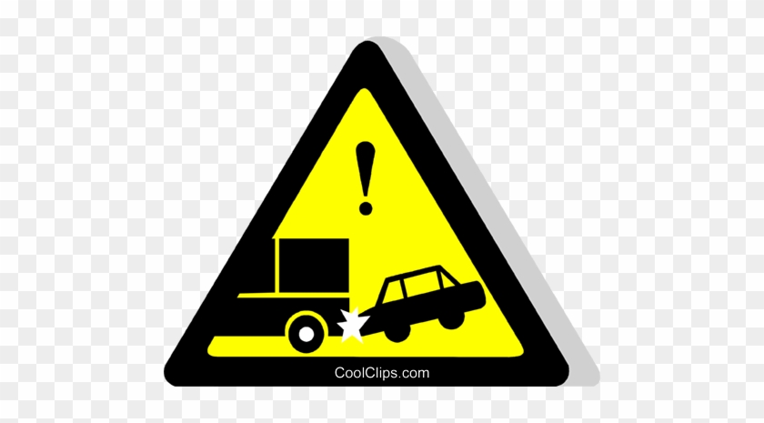 Eu Road Sign, Attention Royalty Free Vector Clip Art - Danger Of Falling Objects #1376441