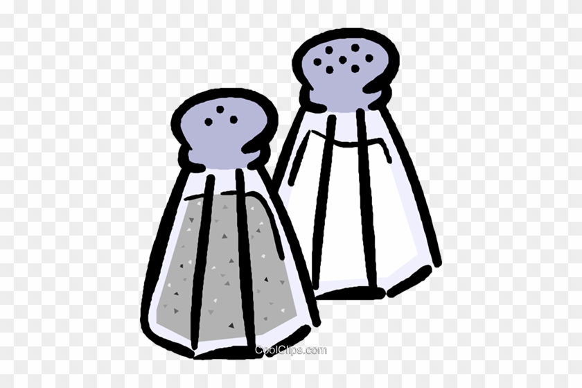 Salt And Pepper Shakers Royalty Free Vector Clip Art - Salz Und Pfeffer Transparent #1376511