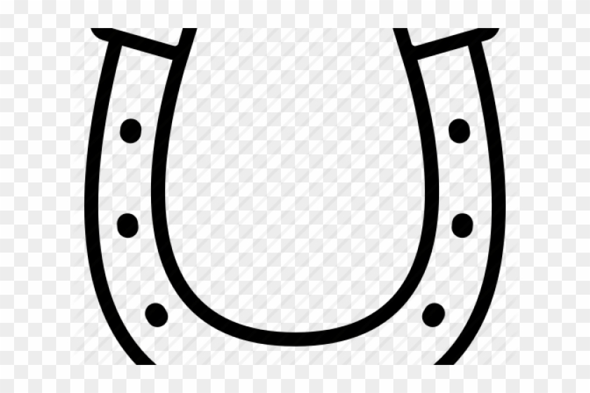 Luck Clipart Lucky Horseshoe - Black And White Clip Art Horse Shoe #1377013