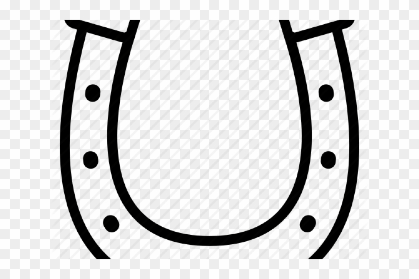 Luck Clipart Lucky Horseshoe - Black And White Clip Art Horse Shoe #1377013