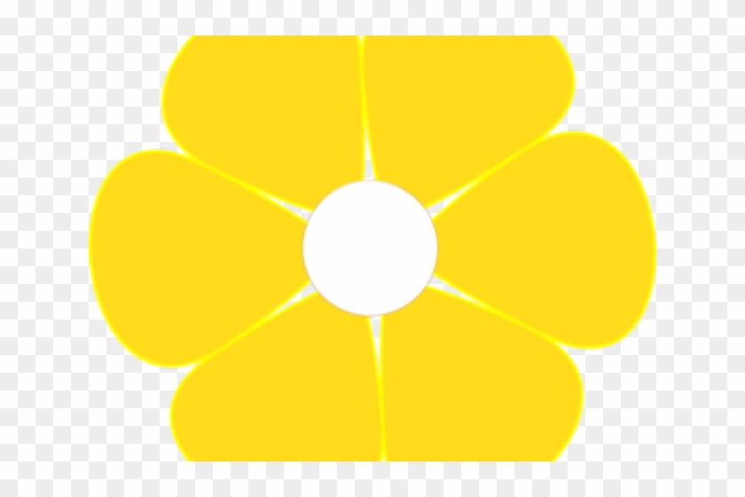 Yellow Flower Clipart Flower Petal - Clip Art #1377084