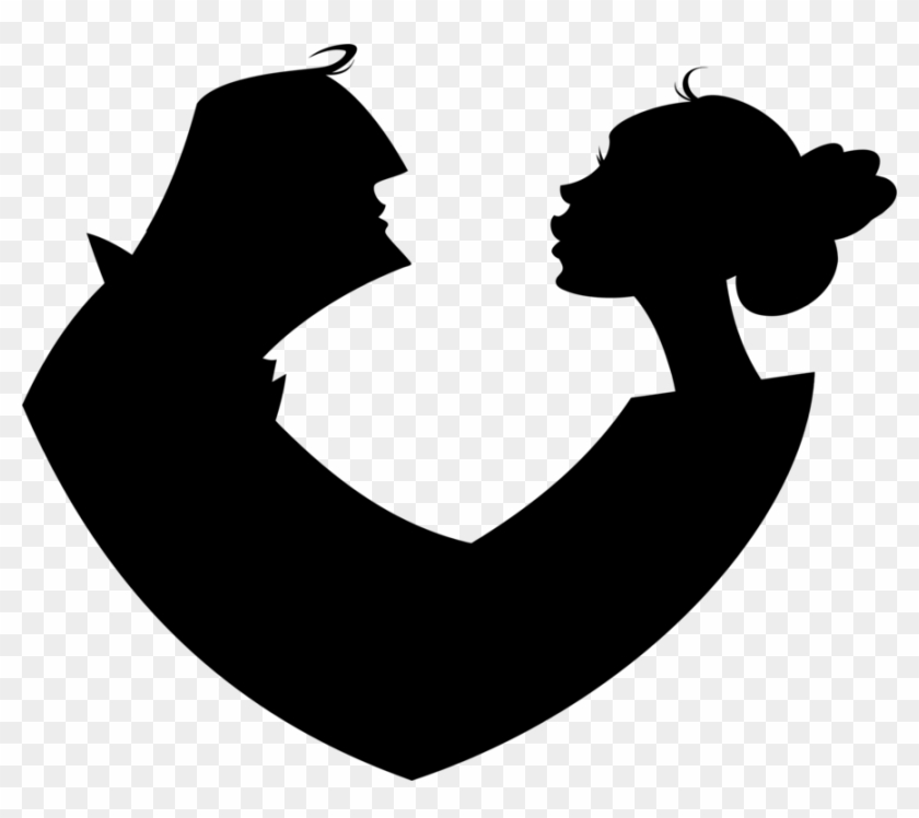 All Photo Png Clipart - Couples Silhouette #1377085