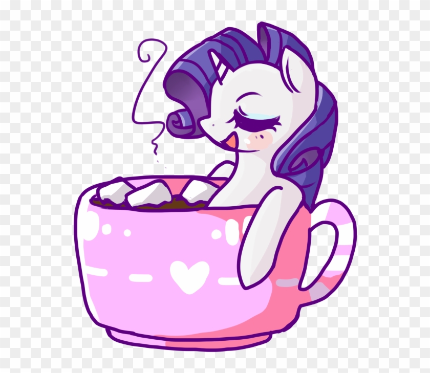 Artist Matcharoll Cup Of Pony Drink - Mlp Rarity Art Funny #1377168