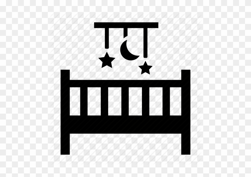 Graphic Freeuse Stock Housicon By Stock Image - Baby Bed Icon #1377187