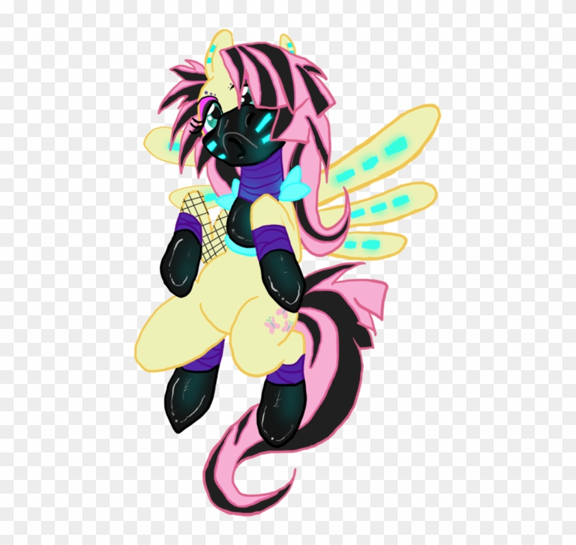 Neon Clipart Rave - Fluttershy Gas Mask #1377255