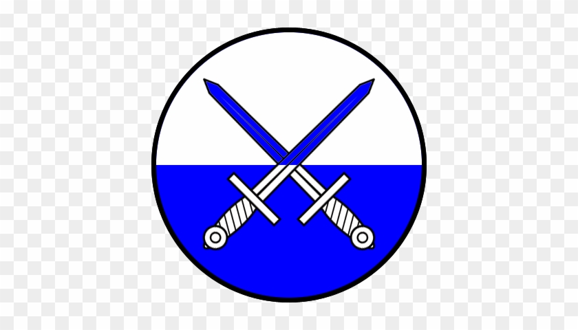 Swords In Saltire Heraldry #1377319