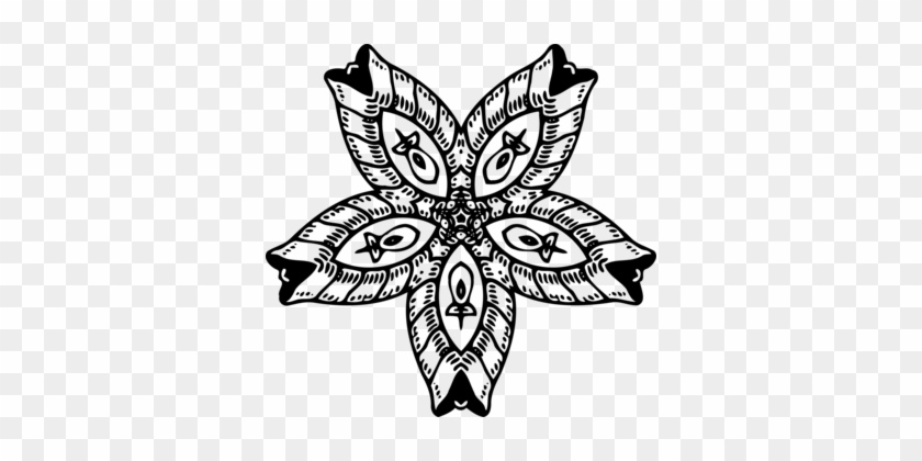 Insect Symmetry Visual Arts Line Art Leaf - Clip Art #1377363