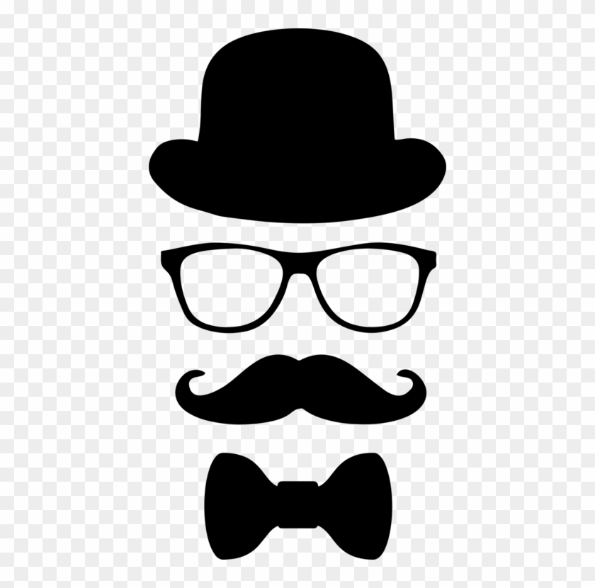 Moustache Man Drawing Computer Icons - Chapeu Oculos E Bigode #1377460