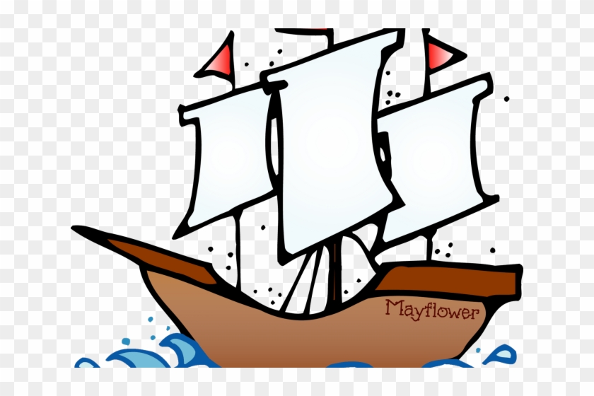 Sailing Ship Clipart Flower - Christopher Columbus Ship Clipart #1377478