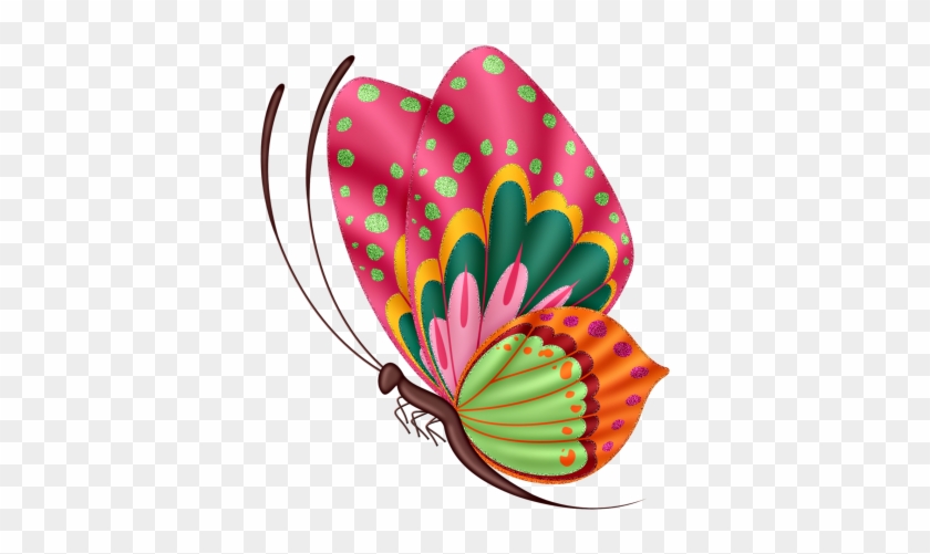 Butterfly 1 - Pink Butterfly Clip Art #1377499
