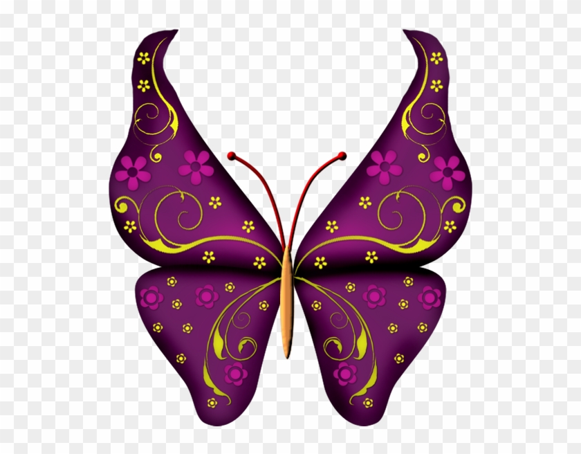 Butterfly Wings, Butterfly Clip Art, Butterfly Pictures, - Violet Butterfly Cartoons #1377506