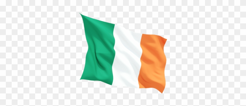 Irish Flag On Stand Transparent Png Stickpng - Знамена С Бяло И Зелено #1377552