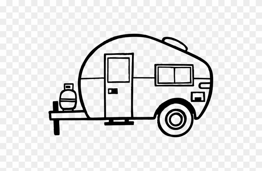 Coloriage Caravane Clipart Caravan Campervans Clip - Little Piggy Wound Up Dead (a Willow Crier Cozy Mystery #1377730