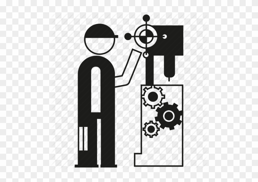 Industrial Clipart Service Technician - Machine Technician Icon #1377741