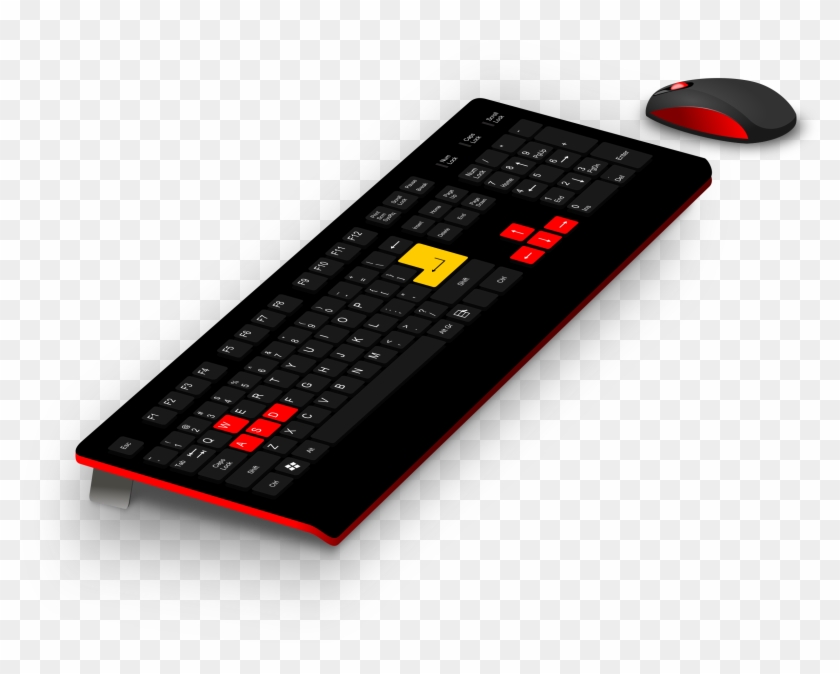 Keyboard Clipart Keyboard Mouse - Computer Png #1377869