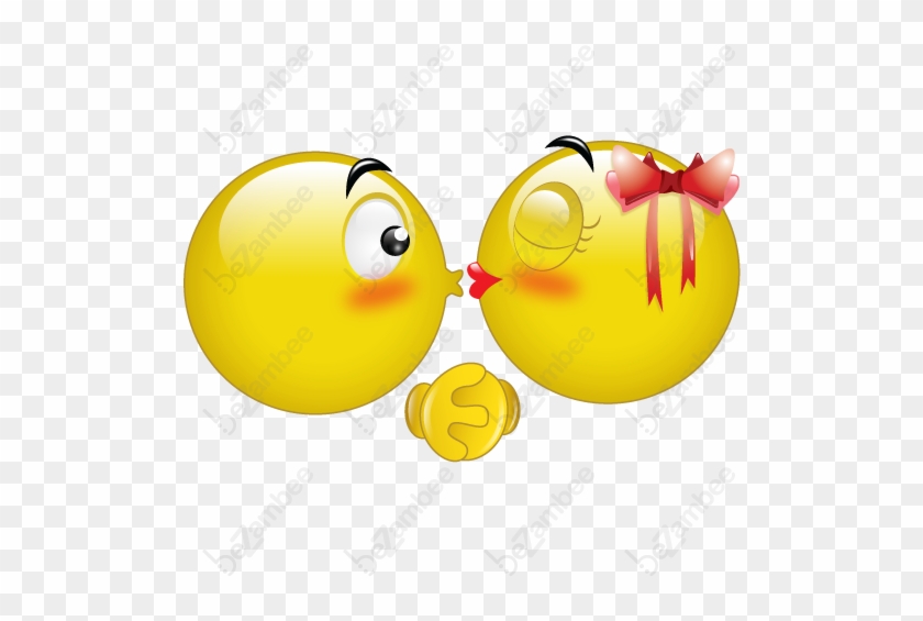 Kissing Clipart Smily - Smiley #1377899