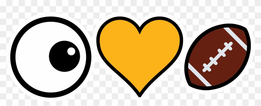 Wp I Love Football Yellow Emoji - Wpi Engineers Football #1377994