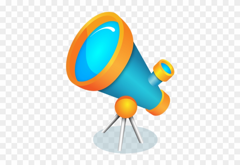 Outils Astronomie - Polaire - Telescope Vector Png #1378058
