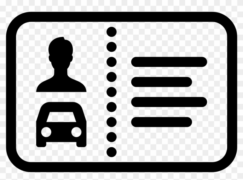 Driver Vector Banner Free Download - Driving Licence Icon Png #1378094