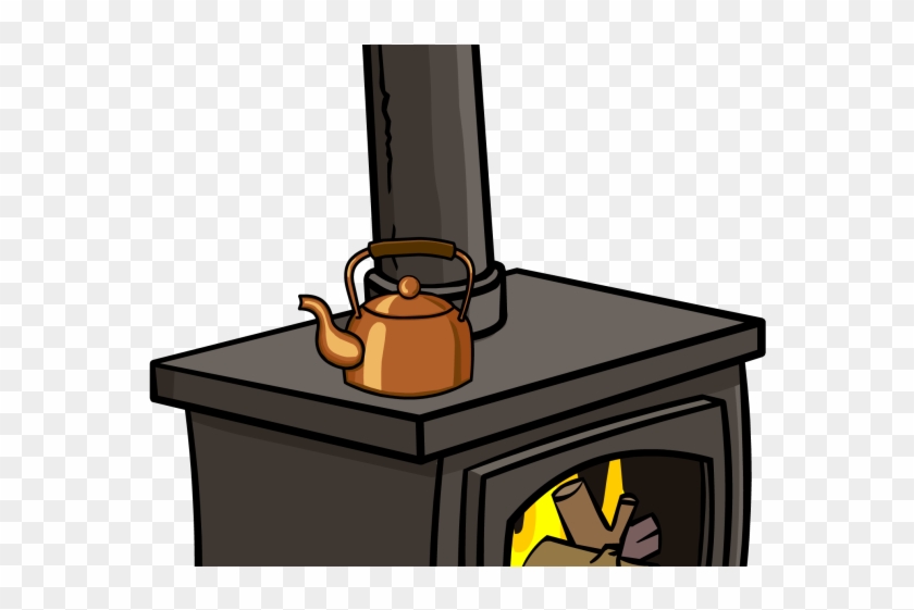 Wood Stove Cliparts - Estufa De Leña Dibujo #1378192