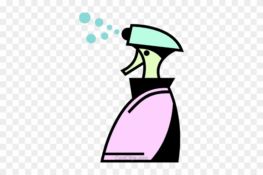 Plastic Spray Bottles Royalty Free Vector Clip Art - Plastic #1378477