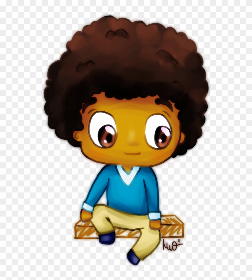Clipart Transparent Download By Metterschlingel On - Anime Chibi Boy Afro #1378597