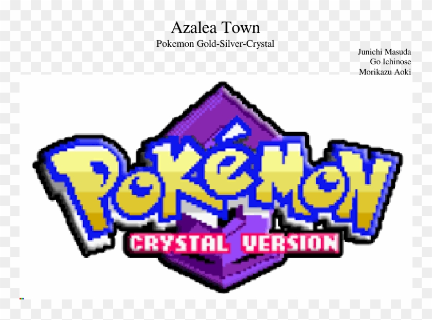 Azalea Town- Pokemon Gold/silver/crystal Sheet Music - Pokemon Firered And Leafgreen Logo #1378602