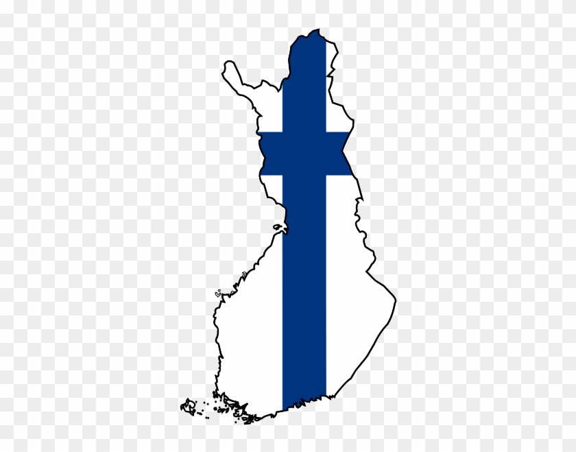 Suomen Top - Finland Map Flag #1378659