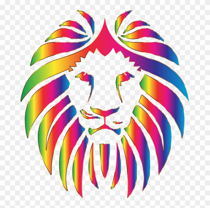 Lionhead Rabbit Drawing Roar Logo - Lion Mane Clip Art #1378747