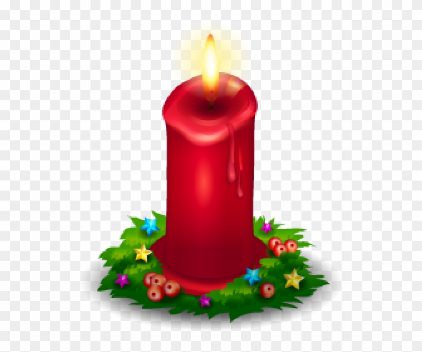 Christmas Candle Lantern Clip Art - Christmas Candles Clipart Free #1378845