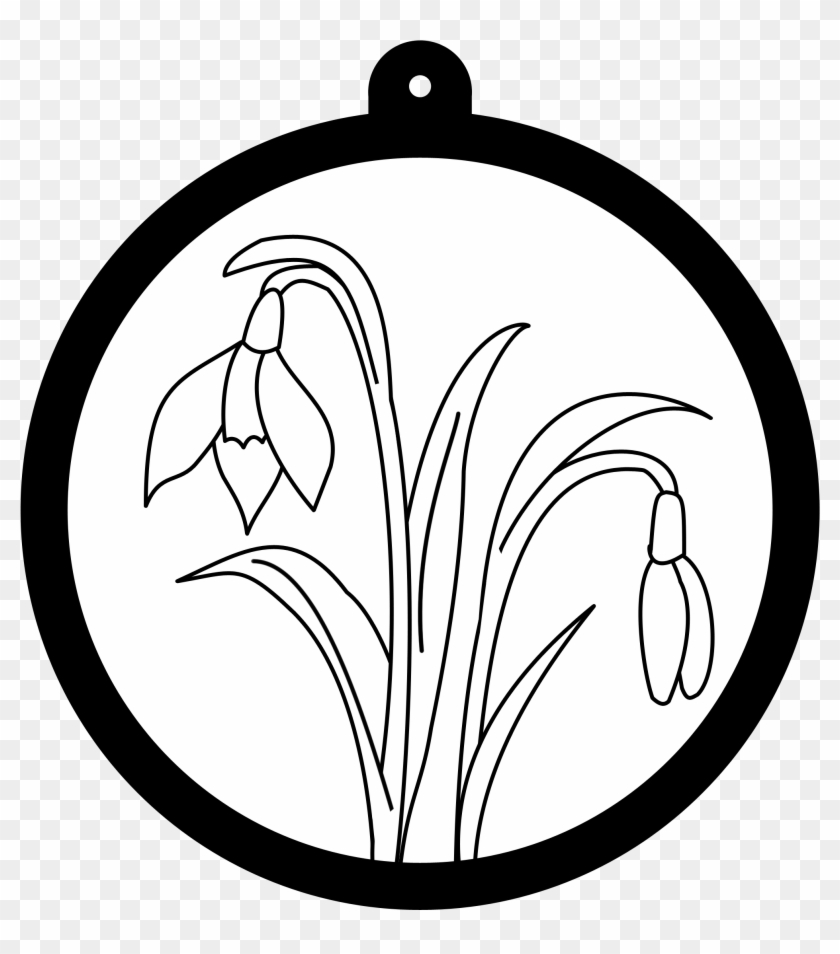 Spring Flower Light Catchers - Snowdrops Template #1378850