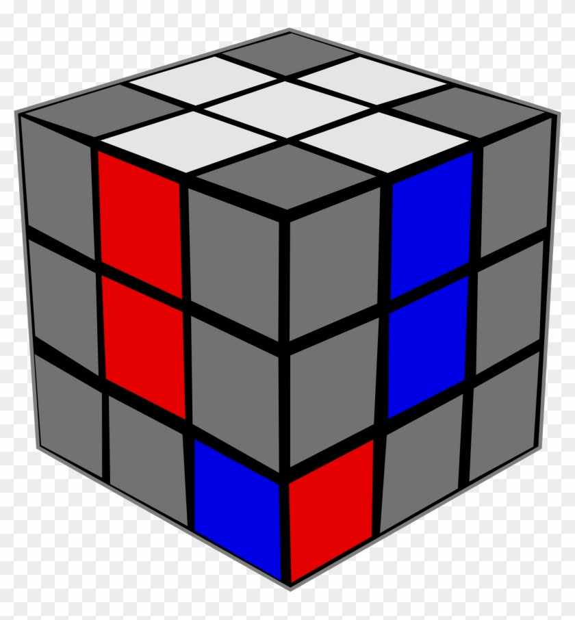 Open - White Cross Rubik's #1378969
