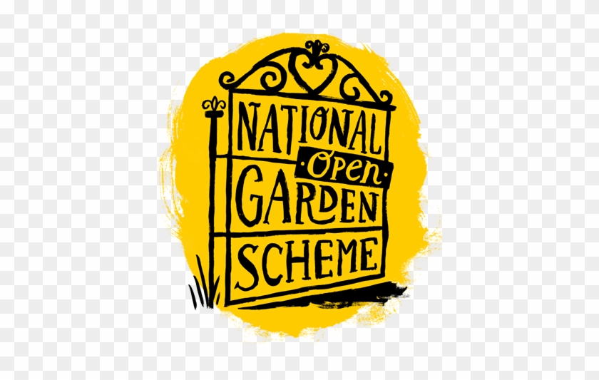 The Words 'national Garden Scheme' In A Cartoon Gate - Ngs: The Garden Visitor's Handbook 2017 #1379073
