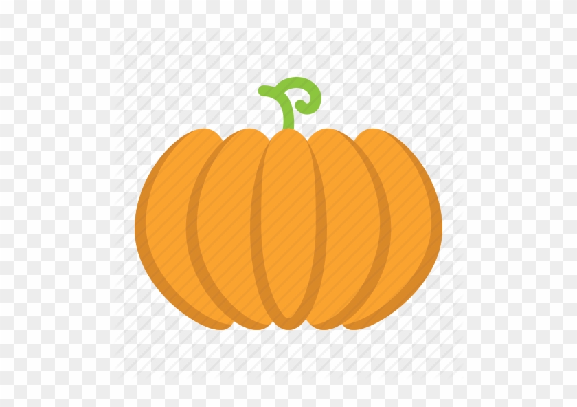 Cut Ripe Pumkin On Board Stock Photo - Pumpkin Vector Flat #1379177