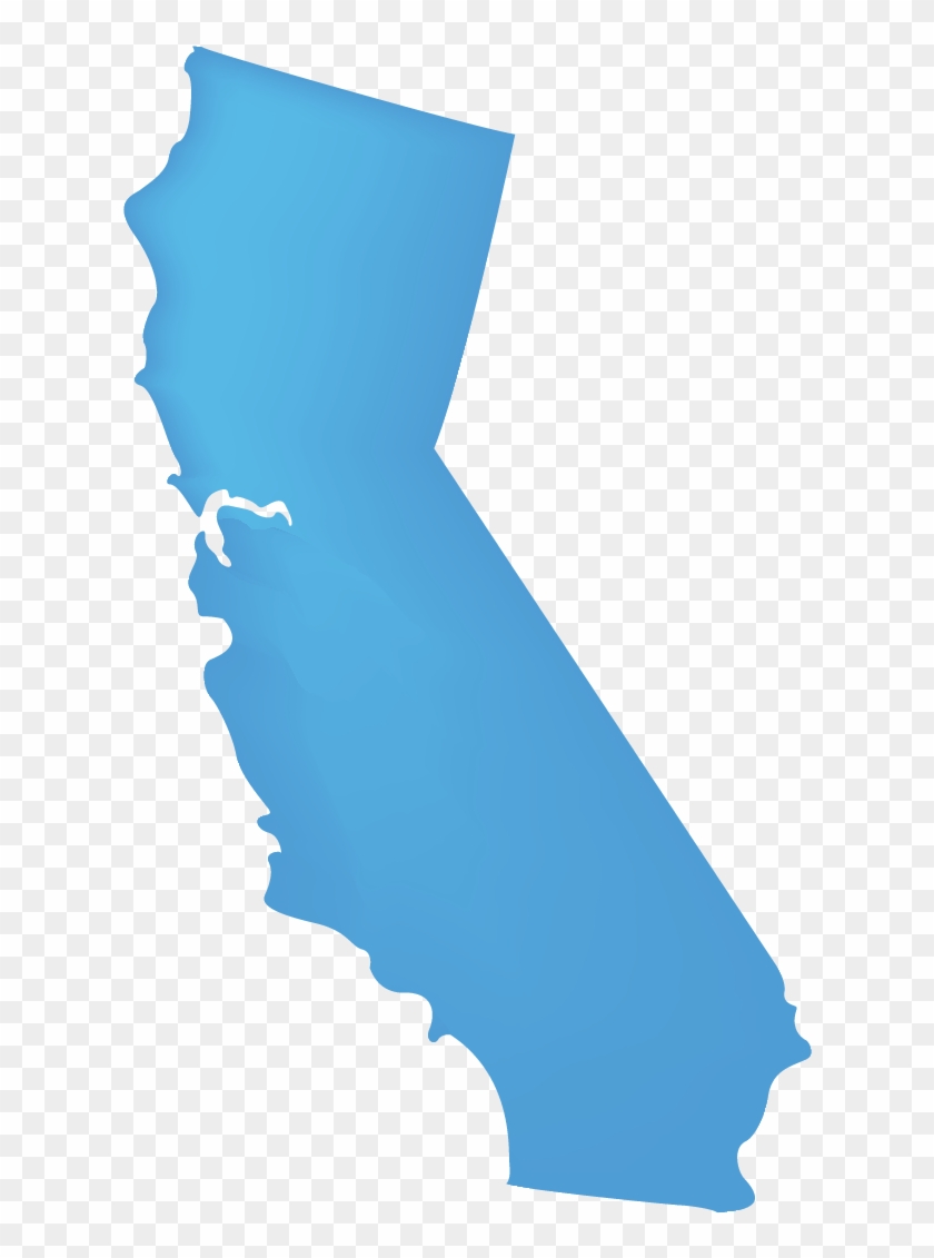 California State Outline Blue #1379187