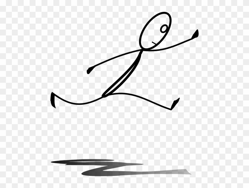 Figure,matchstick - Stick Figure Jumping Over #1379297