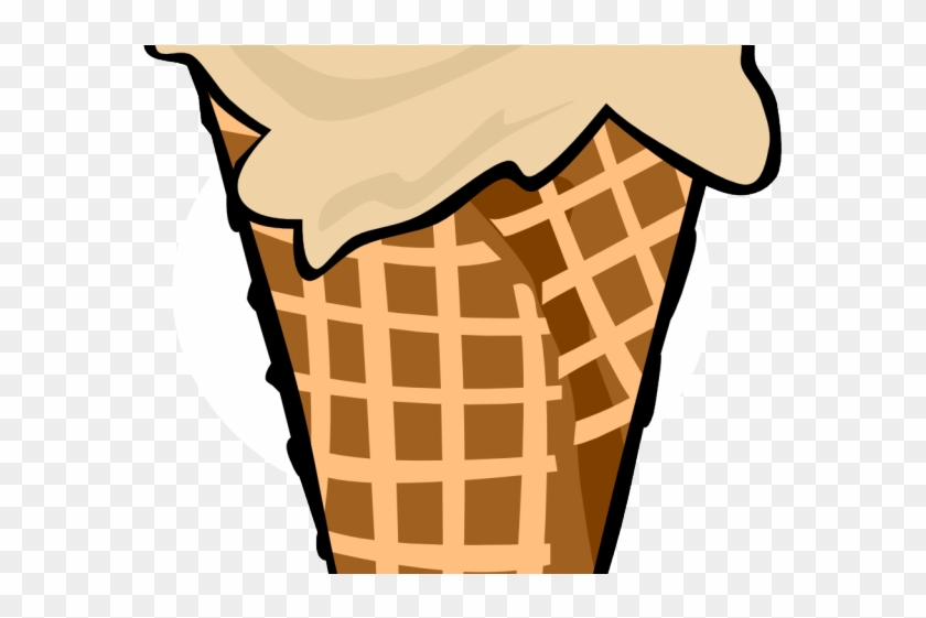 Party Clipart Icecream - Clip Art Waffle Cone #1379337