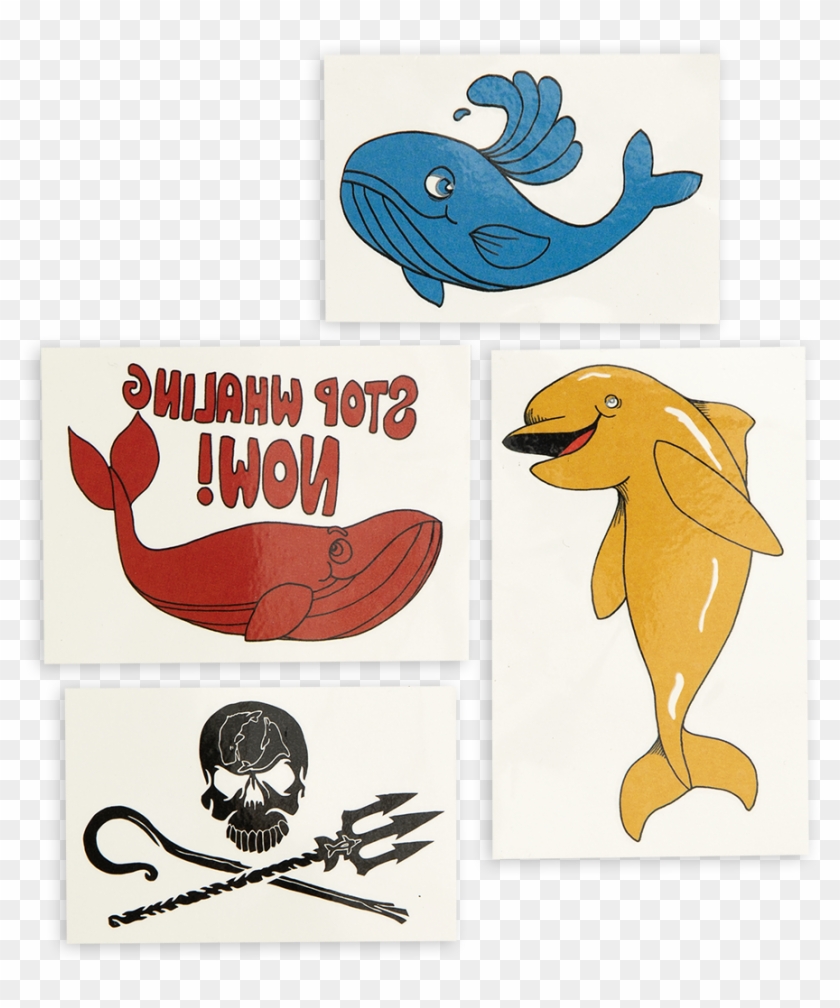 Stop Whaling Temporary Tattoos #1379391