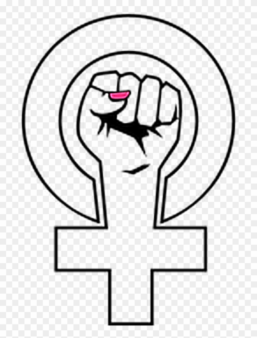 Feminismo Feminista Feminist Symbol Simbolo Girl - Feminism #1379446