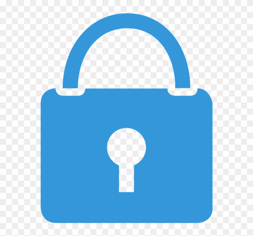 Lock - Blue Lock Icon Transparent Background #1379458