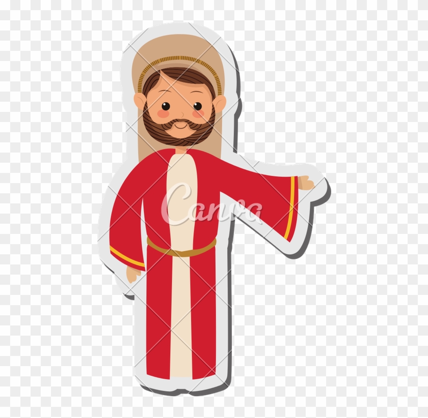 Saint Joseph Icon - Vector Graphics #1379556